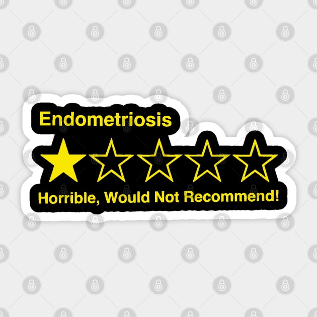 5 Star Review (Endometriosis) Sticker by CaitlynConnor